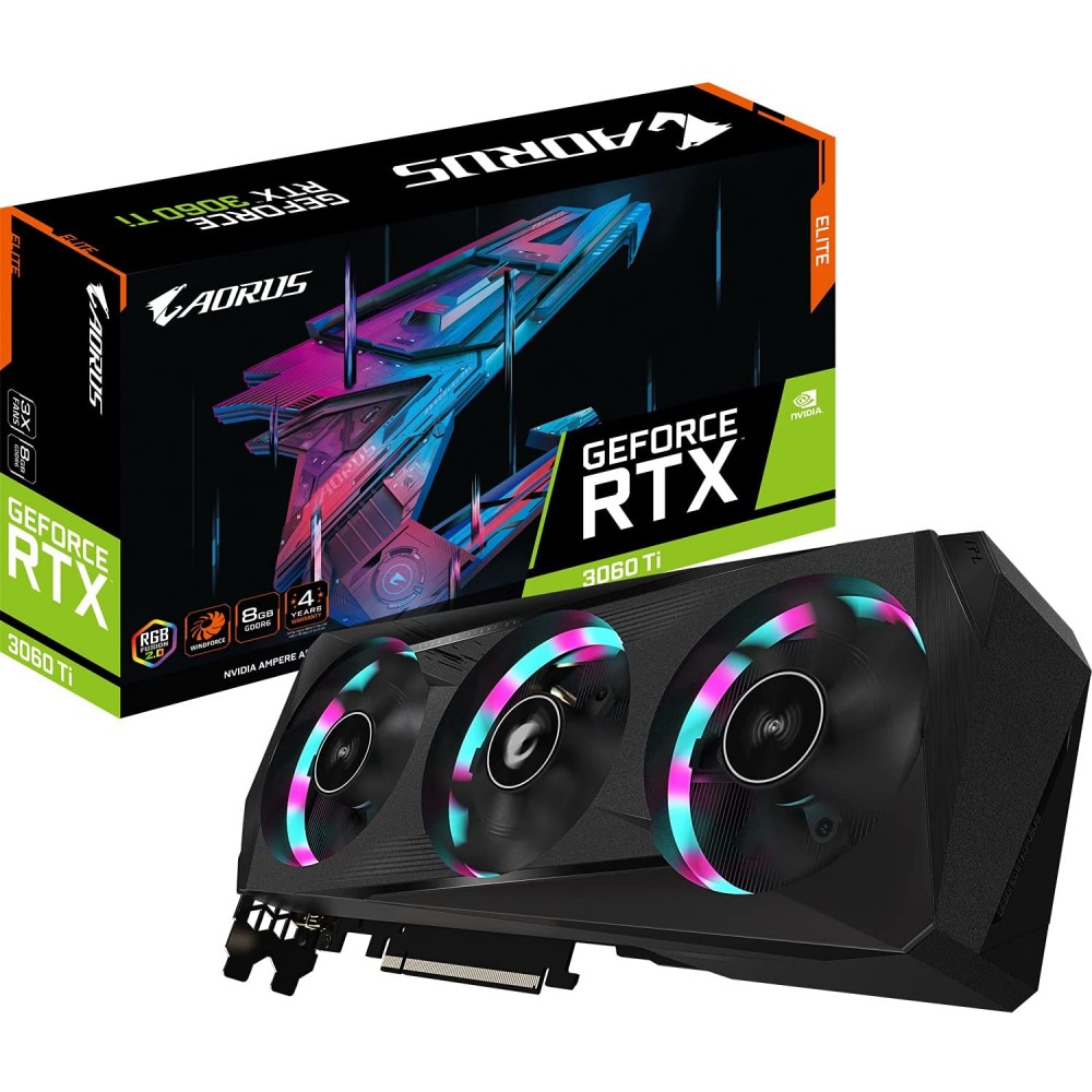 کارت گرافیک GIGABYTE AORUS GeForce RTX 3060TI ELITE 8GB