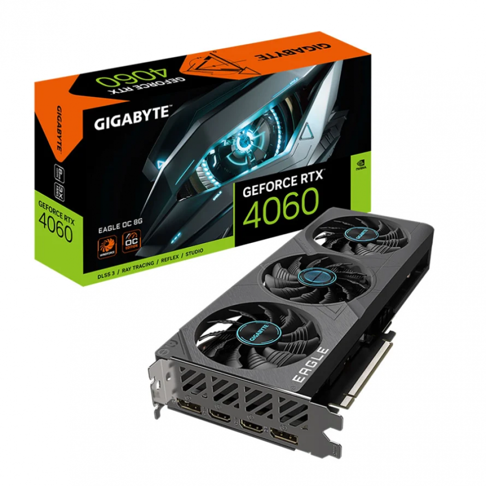 کارت گرافیک گیگابایت GeForce RTX 4060 EAGLE OC 8G 